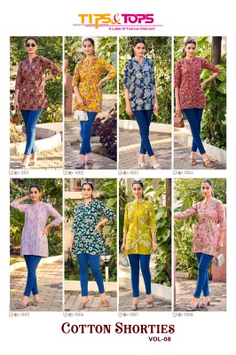 Cotton shorties vol 8 by Tips and tops Premium cotton foil printed western wear catalogue  western wear