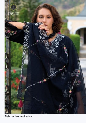 Cressa by Kailee fashion Pure Cotton Designer Thread work top bottom and dupatta catalogue at low rate readymade suit catalogs