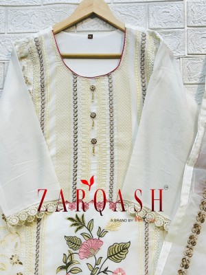 D No Z215 by Zarqash georgette embroidered readymade Pakistani suit catalogue at affordable rate pakistani suit catalogs