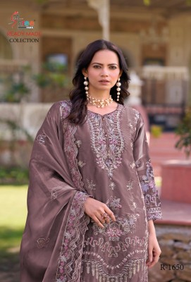 DN 1650 ABCD by Shree Fab Embroidered designer readymade suit catalogue at affordable rate wholesale catalogs