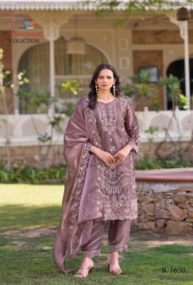 DN 1650 ABCD by Shree Fab Embroidered designer readymade suit catalogue at affordable rate readymade suit catalogs