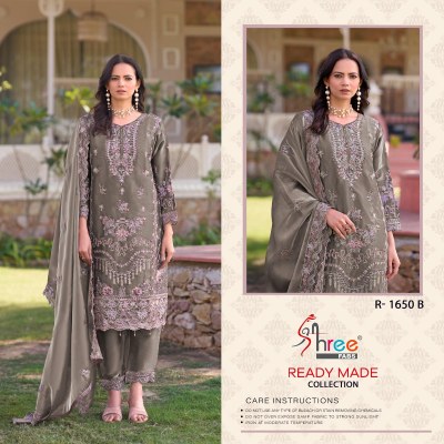 DN 1650 ABCD by Shree Fab Embroidered designer readymade suit catalogue at affordable rate readymade suit catalogs