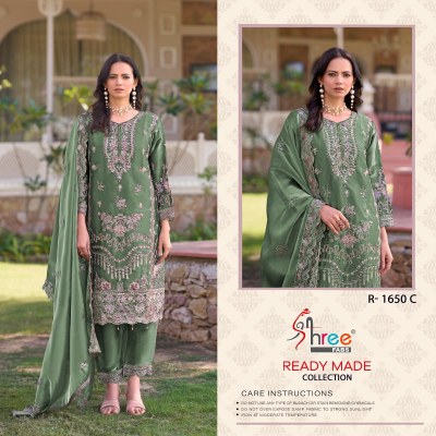 DN 1650 ABCD by Shree Fab Embroidered designer readymade suit catalogue at affordable rate readymade suit catalogs