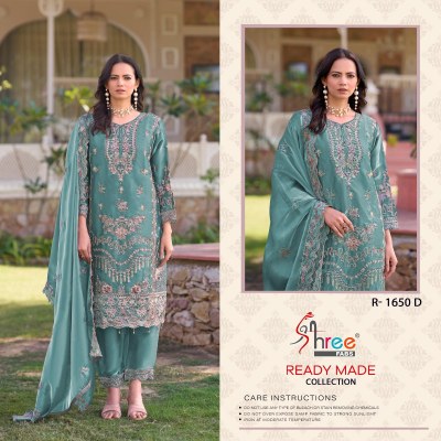 DN 1650 ABCD by Shree Fab Embroidered designer readymade suit catalogue at affordable rate readymade suit catalogs