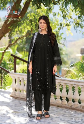 DNO 1722 by Shree Fab Cambric cotton kashmiri work top bottom and dupatta catalogue at affordable rate readymade suit catalogs