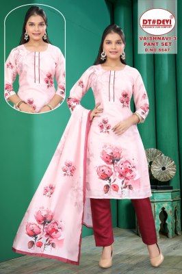 DNo 8647 by Vashnavi vol 3 Digital Printed Fancy Kurti Bottom and Dupatta Collection readymade suit catalogs