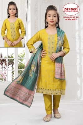DNo 8867 by Devi Roman Silk Designer readymade suit collection with low price readymade suit catalogs