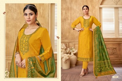 Daisy vol 5 by khusi fashion roman silk embroidered readymade suit catalogue at low rate readymade suit catalogs