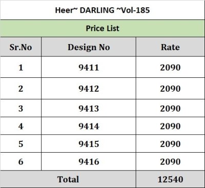 Darling vol 185 by heer lunching designer unstitched salwar kameez catalogue salwar kameez catalogs