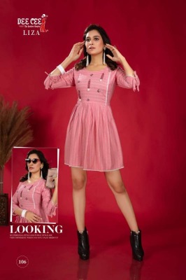 Dee Cee Liza premium quality frock style designers short top wholesale Kurti catalogue  kurtis catalogs