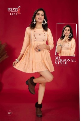 Dee Cee Liza premium quality frock style designers short top wholesale Kurti catalogue  kurtis catalogs