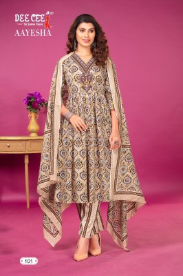 Deecee by Aayesha exclusive fancy cotton cambric printed readymade suit catalogue at low rate readymade suit catalogs