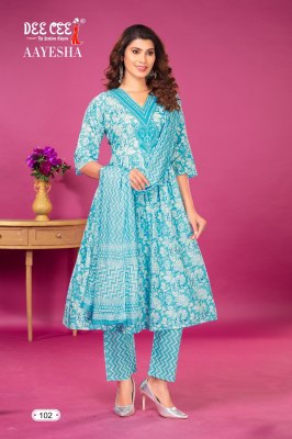 Deecee by Aayesha exclusive fancy cotton cambric printed readymade suit catalogue at low rate readymade suit catalogs