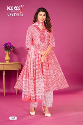 Deecee by Aayesha exclusive fancy cotton cambric printed readymade suit catalogue at low rate readymade suit catalogs