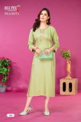 Deecee by Prashita a line long dori sequence embroidered kurti catalogue at affordable rate kurtis catalogs