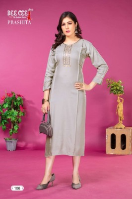 Deecee by Prashita a line long dori sequence embroidered kurti catalogue at affordable rate kurtis catalogs