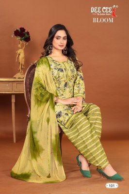 Deecee by bloom  double tie printed readymade salwar suit catalogue readymade suit catalogs