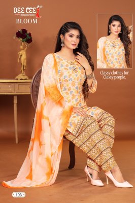 Deecee by bloom  double tie printed readymade salwar suit catalogue readymade suit catalogs