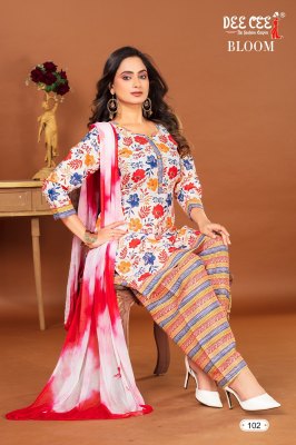 Deecee by bloom  double tie printed readymade salwar suit catalogue readymade suit catalogs