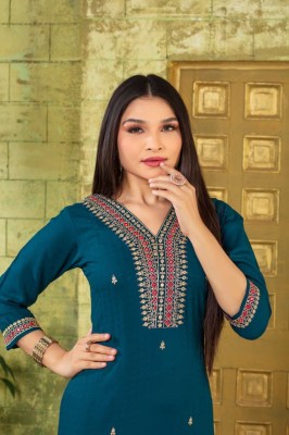 Deecee from the fashion empire by Leena heavy A line embroidered kurti catalogue at wholesale price kurtis catalogs