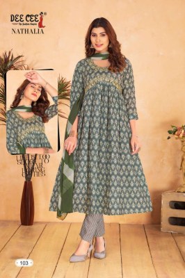 Deecee present Nathalia heavy chanderi embroidered printed readymade suit catalogue at wholesale price readymade suit catalogs