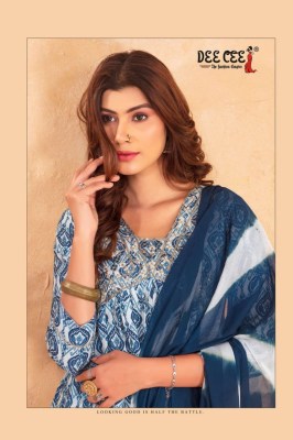 Deecee present Nathalia heavy chanderi embroidered printed readymade suit catalogue at wholesale price readymade suit catalogs