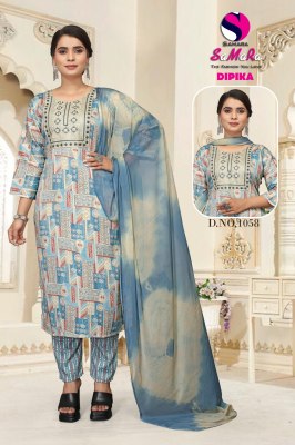 Deepika by Samara fancy capsual foil printed readymade suit catalogue at affordable rate readymade suit catalogs