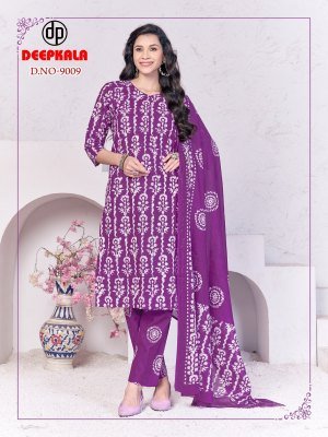 Deepkala Batik Special Vol 9 Kurti Pant With Dupatta readymade suit catalogs