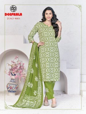 Deepkala Batik Special Vol 9 Kurti Pant With Dupatta readymade suit catalogs