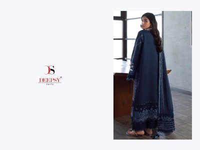 Deepsy Suits Elan Lawn 4 Embroidered Unstitched Cotton Set with Digital Print Dupatta Wholesale dress material catalogs