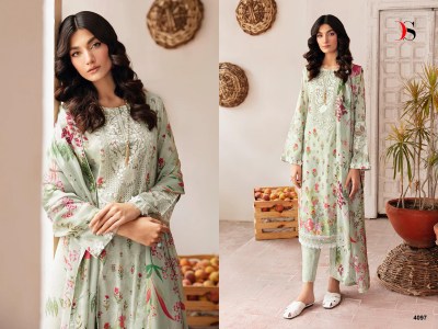 Deepsy by Ramsha Rungrez pure cotton with heavy embroidered unstitched salwar kameez catalogue at low rate salwar kameez catalogs