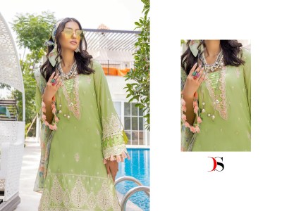 Deepsy suit by Adan Libas Inlays 24 pure cotton embroidered Pakistani suit catalogue at wholesale price pakistani suit catalogs