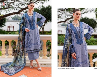 Deepsy suit by Firdous queens court 7 pure cotton pakistani suit catalogue at affordable rate pakistani suit catalogs