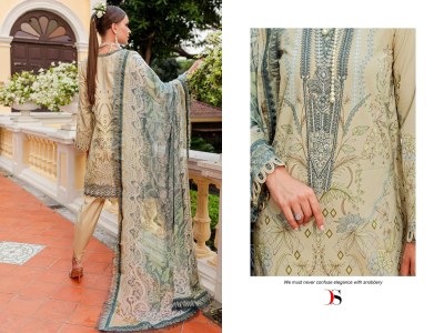 Deepsy suit by Firdous queens court 7 pure cotton pakistani suit catalogue at affordable rate pakistani suit catalogs