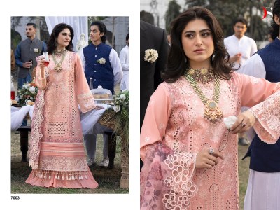 Deepsy suit by Mahrukh pure cotton embroidered Pakistani suit catalogue at affordable rate pakistani suit catalogs