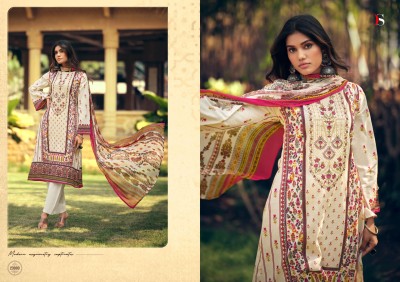 Deepsy suit by Signature pure cotton self embroidered karachi suit catalogue at wholesale price dress material catalogs