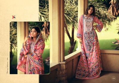 Deepsy suit by Signature pure cotton self embroidered karachi suit catalogue at wholesale price dress material catalogs