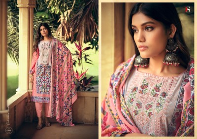 Deepsy suit by Signature pure cotton self embroidered karachi suit catalogue at wholesale price dress material catalogs