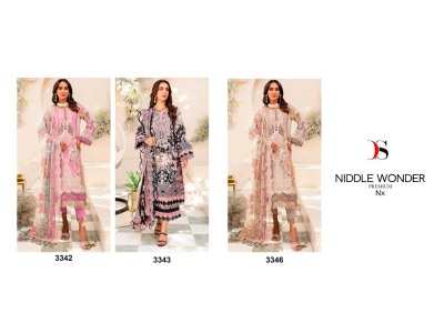 Deepsy suits by niddle wonder Pure cotton with heavy patch embroidery unstitched pakistani suit catlog pakistani suit catalogs