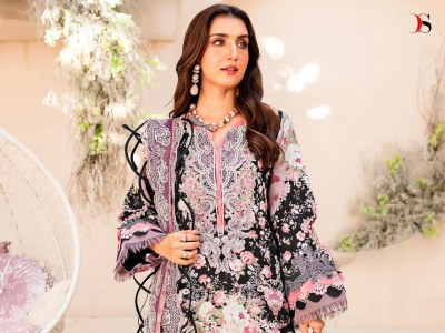 Deepsy suits by niddle wonder Pure cotton with heavy patch embroidery unstitched pakistani suit catlog pakistani suit catalogs