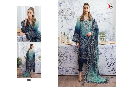 Deepsy suits present Nuresh Gardenia 24 pure cotton with heavy embroidered unstitched Pakistani suit catalogue  pakistani suit catalogs