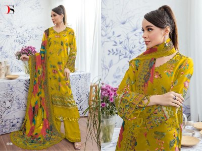 Deepsy suits present Nuresh Gardenia 24 pure cotton with heavy embroidered unstitched Pakistani suit catalogue  pakistani suit catalogs