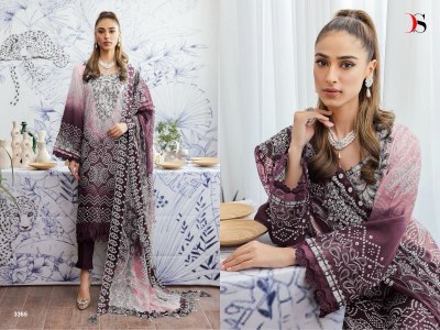 Deepsy suits present Nuresh Gardenia 24 pure cotton with heavy embroidered unstitched Pakistani suit catalogue  pakistani suit catalogs