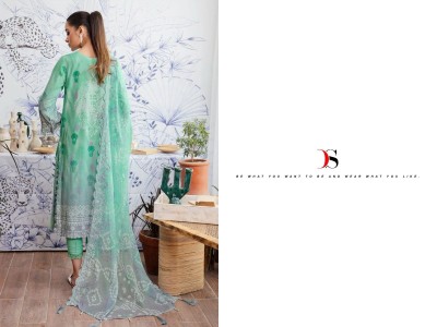 Deepsy suits present Nuresh Gardenia 24 pure cotton with heavy embroidered unstitched Pakistani suit catalogue  pakistani suit catalogs