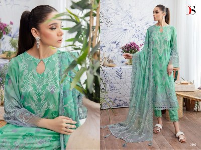 Deepsy suits present Nuresh Gardenia 24 pure cotton with heavy embroidered unstitched Pakistani suit catalogue  pakistani suit catalogs