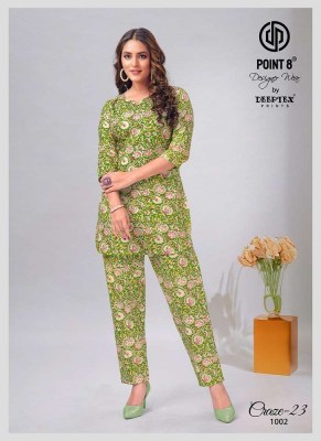 Deeptex Craze 23 Pure Cotton Printed Co-Ord Set Kurti catalogue wholesale rate  kurtis catalogs