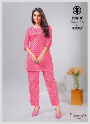 Deeptex Craze 23 Pure Cotton Printed Co-Ord Set Kurti catalogue wholesale rate  kurtis catalogs