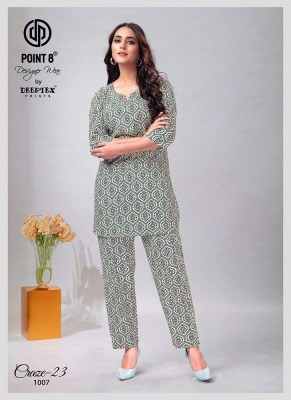 Deeptex Craze 23 Pure Cotton Printed Co-Ord Set Kurti catalogue wholesale rate  kurtis catalogs