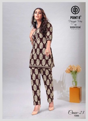 Deeptex Craze 23 Pure Cotton Printed Co-Ord Set Kurti catalogue wholesale rate  kurtis catalogs