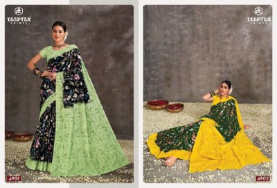 Deeptex Mother India Vol 49 Pure Cotton Printed Saree catalogue wholesaler  sarees catalogs